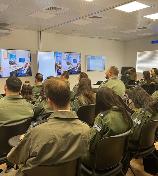 leadership lesson with screens